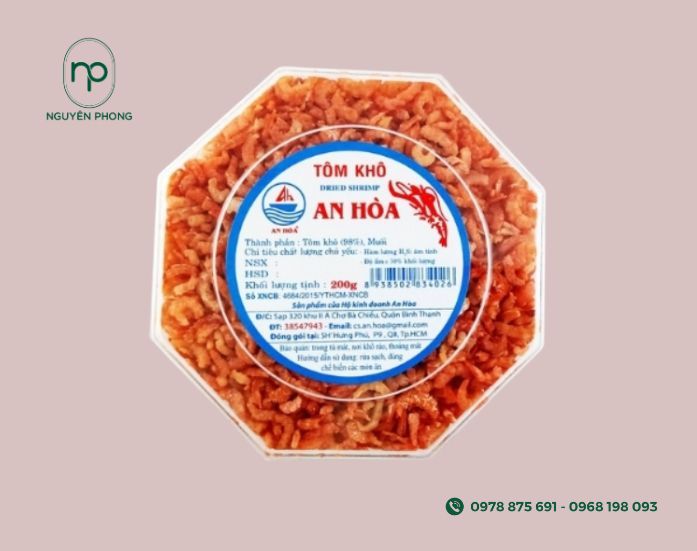 Lựa chọn kích thước và hình dạng cho tem nhãn tôm khô